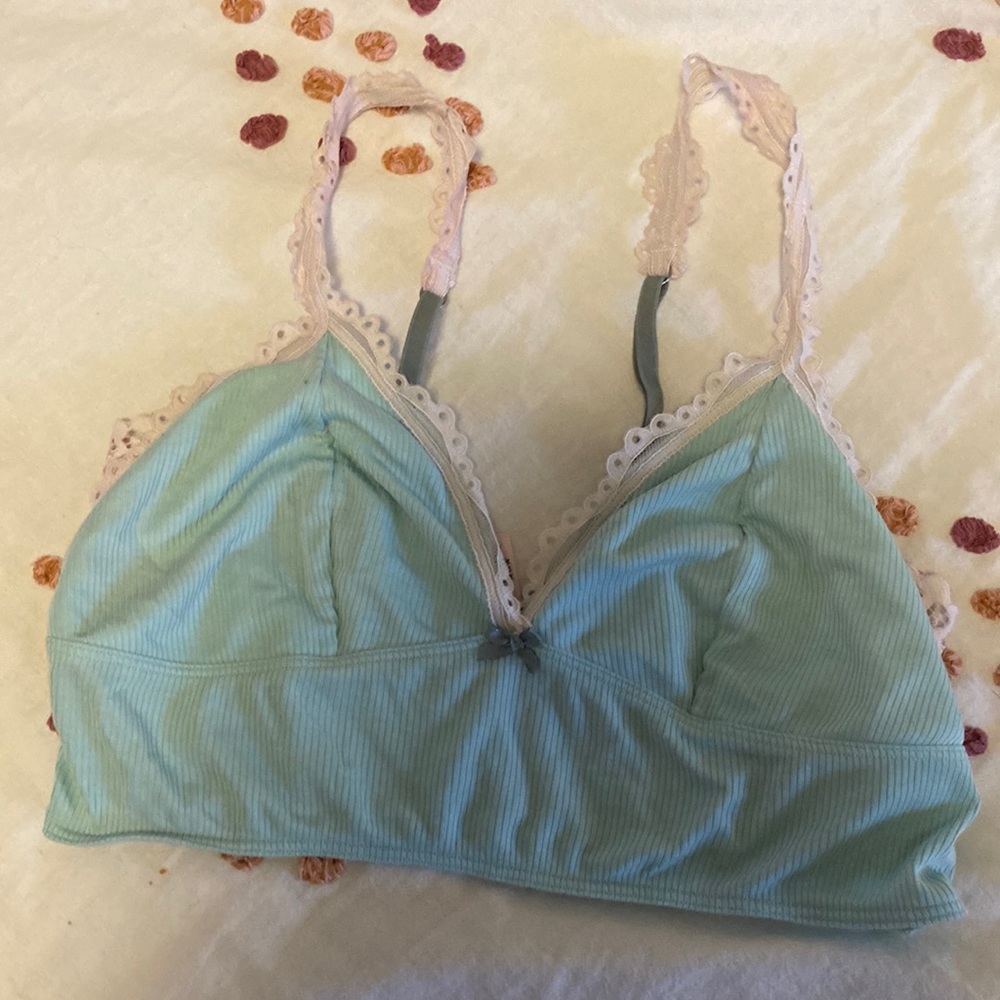 Blue bralette